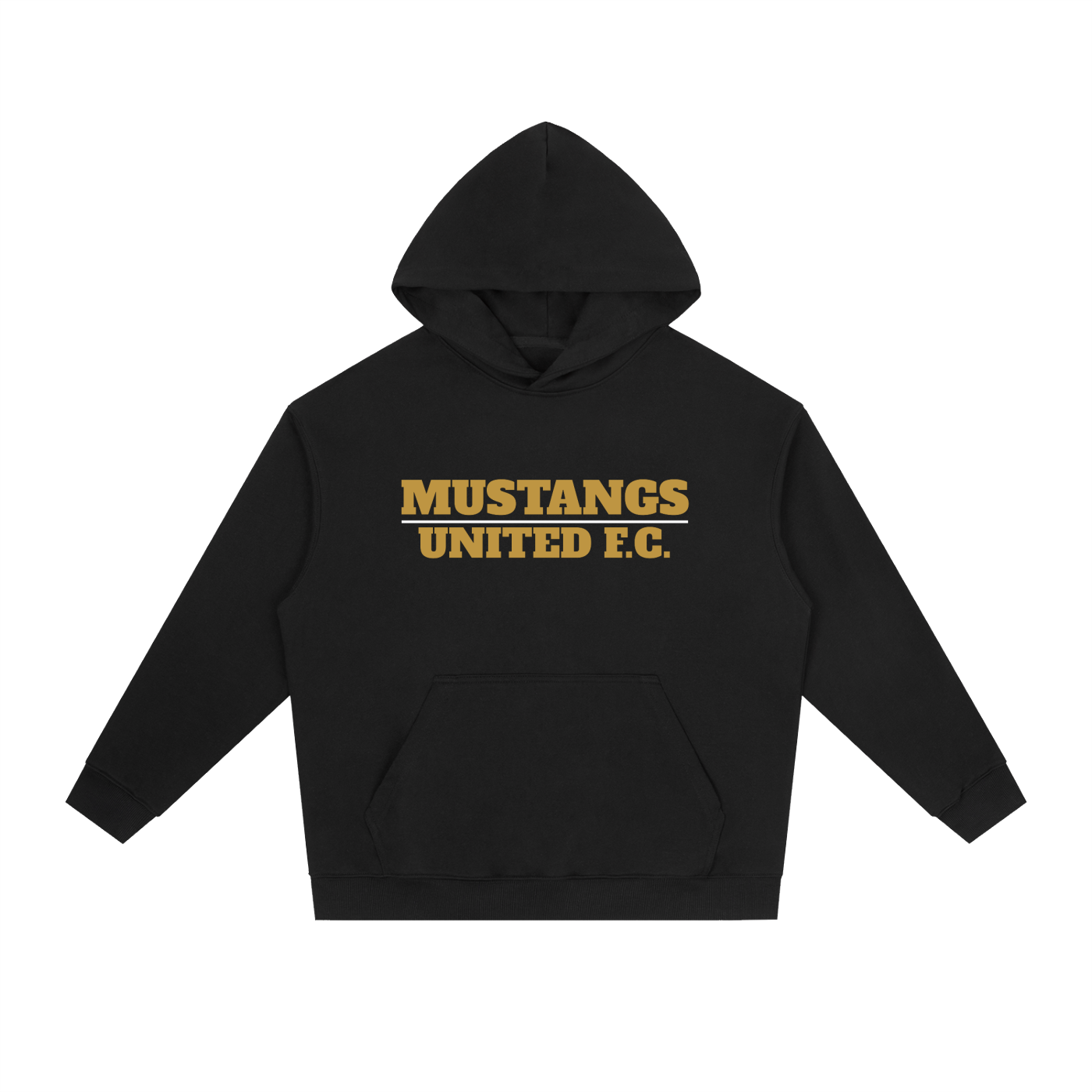 Mustangs United FC Essential Heavyweight Drop-Shoulder Hoodie