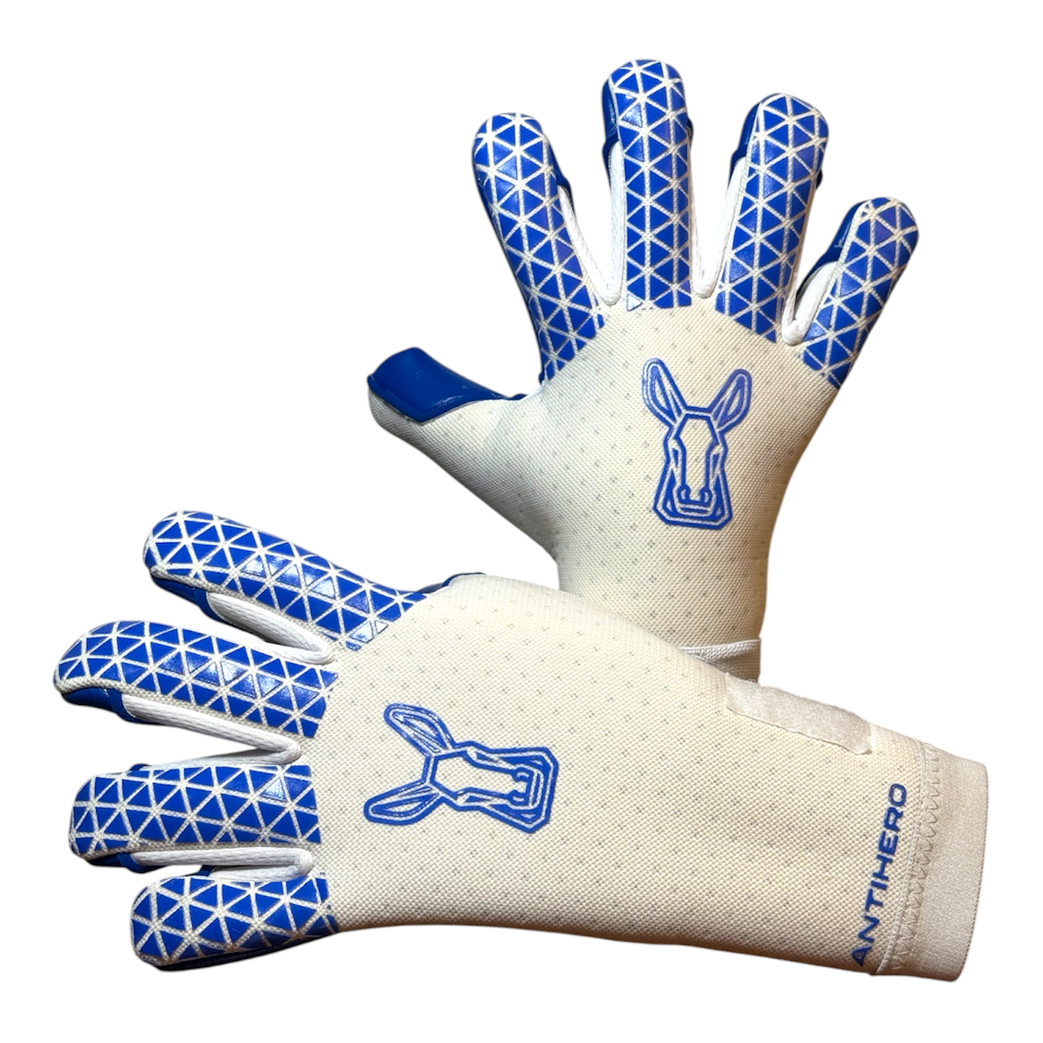 ANTIHERO | V1 4mm German Contact Latex Goalkeeper Gloves (BLUE)